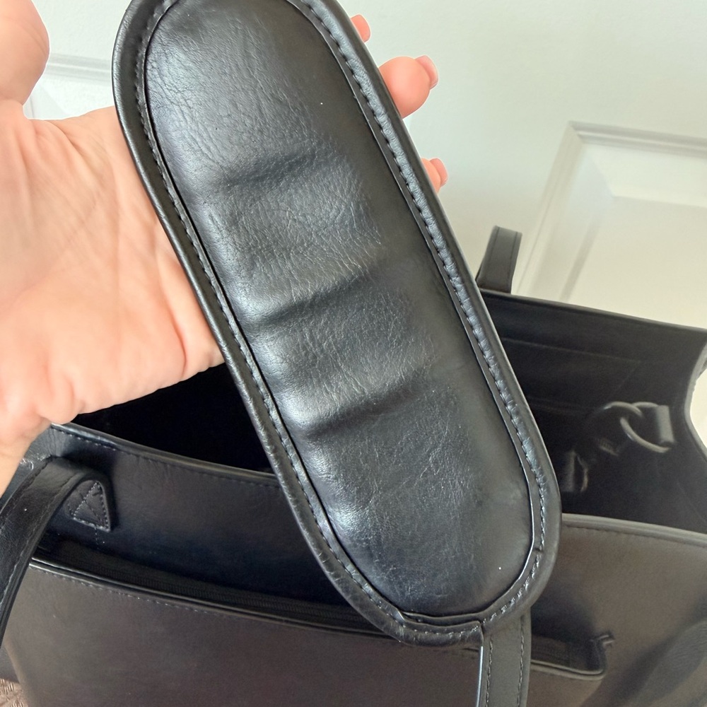BEIS Black Work Tote Bag with Adjustable Shoulder Strap Like New - Picture 5 of 11